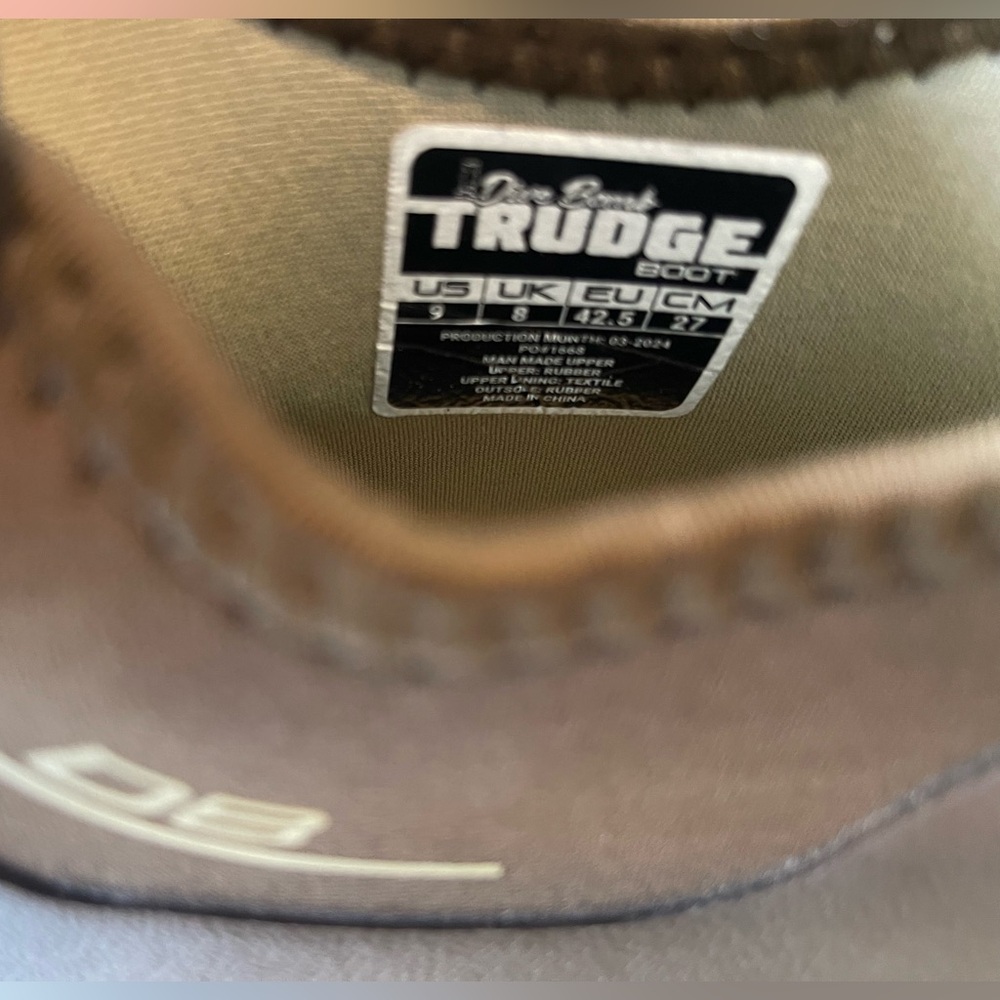 Men's Otter Brown Trudge Waterproof Boots LIKE NEW - Picture 4 of 5